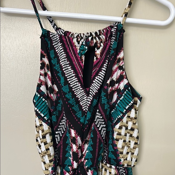 Multicolor Geometric Pattern Dress - Picture 3 of 3